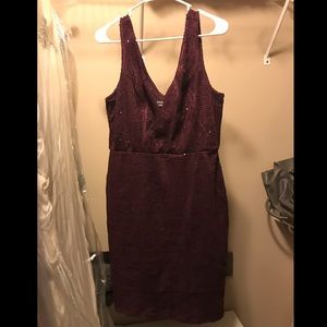 Plunging Cocktail Dress